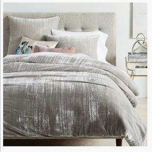 West Elm Crinkle Duvet Cover + Shams